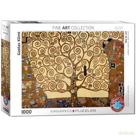 EUROGRAPHICS 1000 el. Drzewo życia Klimt 6000-6059 [PUZZLE]