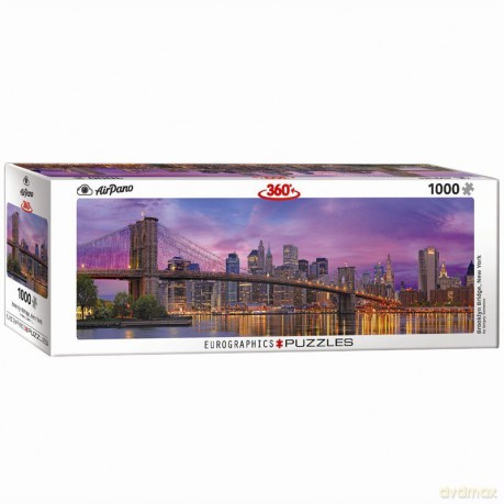 EUROGRAPHICS 1000 el. Panorama Brooklyn Bridge w Nowym Jorku 6010-5301 [PUZZLE]