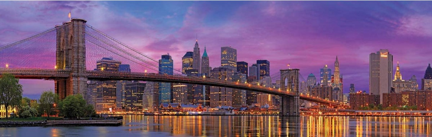 EUROGRAPHICS 1000 el. Panorama Brooklyn Bridge w Nowym Jorku 6010-5301 [PUZZLE]