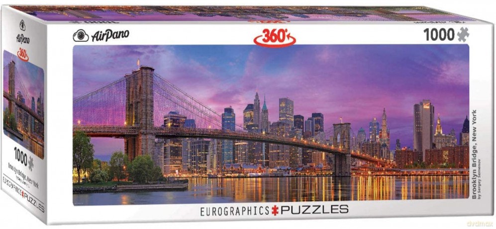 EUROGRAPHICS 1000 el. Panorama Brooklyn Bridge w Nowym Jorku 6010-5301 [PUZZLE]