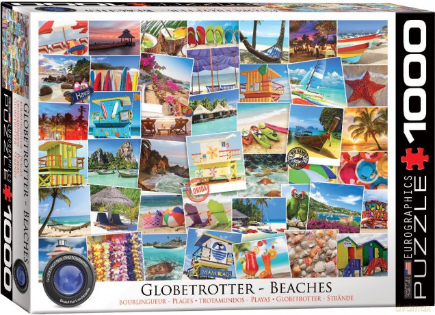 EUROGRAPHICS 1000 el. Plaże Globetrotter 6000-0761 [PUZZLE]