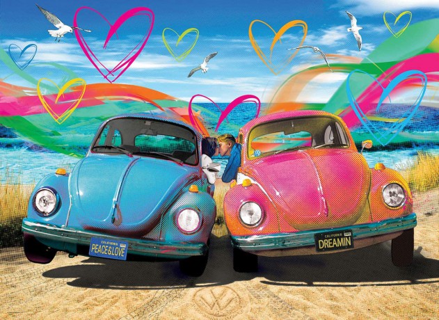 EUROGRAPHICS 1000 el. VW Beetle 6000-5525 [PUZZLE]