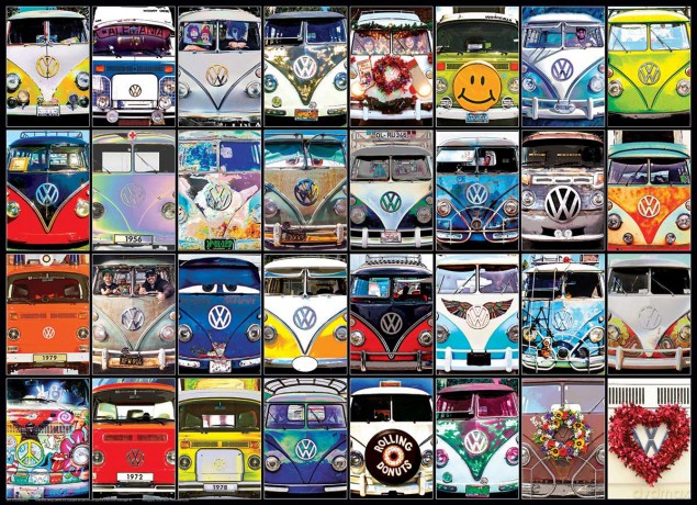 EUROGRAPHICS 1000 el. VW Cool Faces 6000-0870 [PUZZLE]
