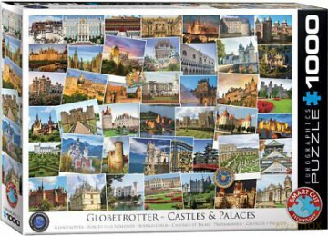 EUROGRAPHICS 1000 el. Zamki Globetrotter + Pala 6000-0762 [PUZZLE]