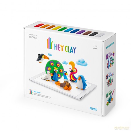 Hey Clay masa plastyczna Ptaki HCLSE003