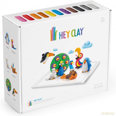 Hey Clay masa plastyczna Ptaki HCLSE003
