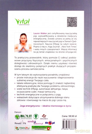 Joga w medycynie energetycznej. Naucz się pracować z własną energią i odzyskaj zdrowie - Lauren Walker [KSIĄŻKA]