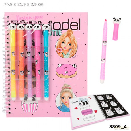 Kolorowanka z flamastrami Candy cake TopModel 8809A