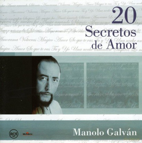 Galvan Manolo: 20 Secretos De Amor [CD]