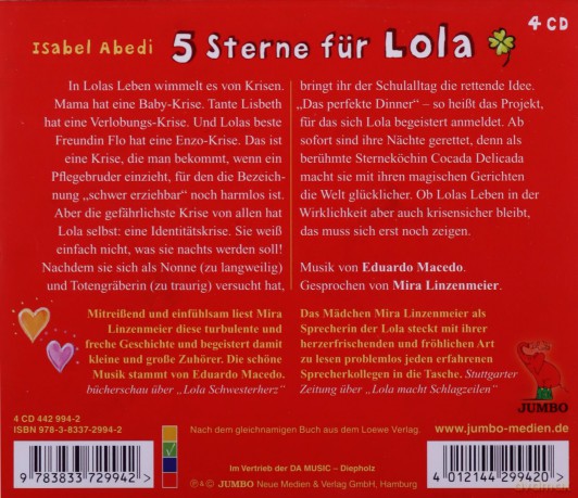 Linzenmeier Mira: 5 Sterne Fuer Lola [3CD]