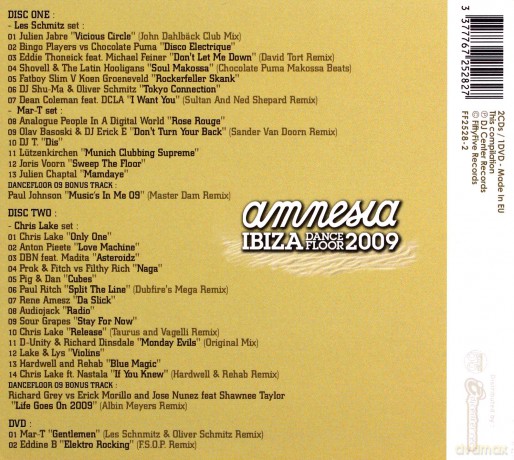 Amnesia Dancefloor 09 [3CD]
