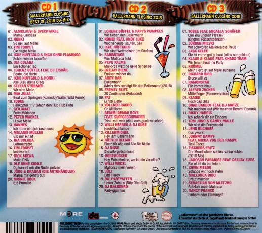 Ballermann Closing 2018 [3CD]