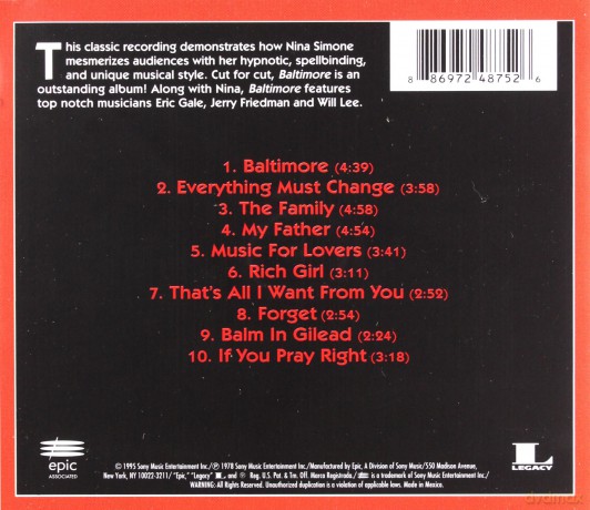 Simone Nina: Baltimore [CD]