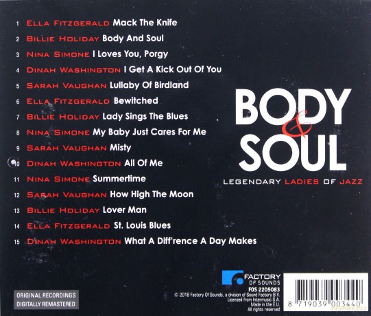 Body And Soul [CD]