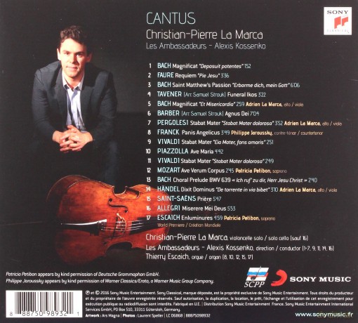 La Marca Christian-Pierre: Cantus [CD]