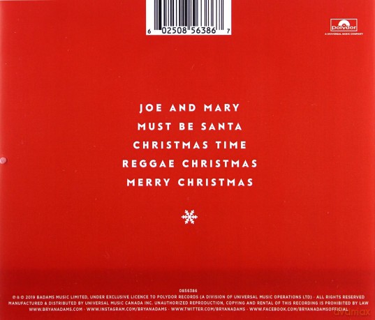 Bryan Adams: Christmas Ep [CD]