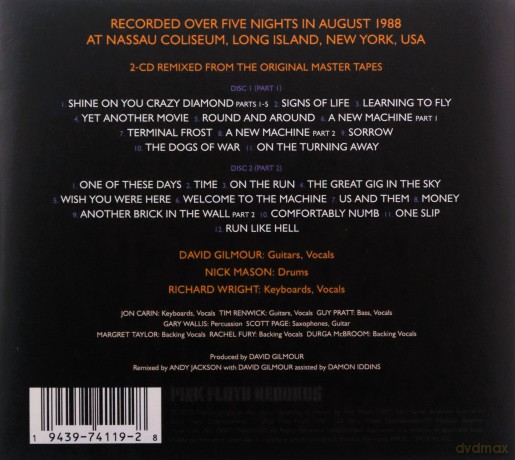 Pink Floyd: Delicate Sound Of Thunder [CD]