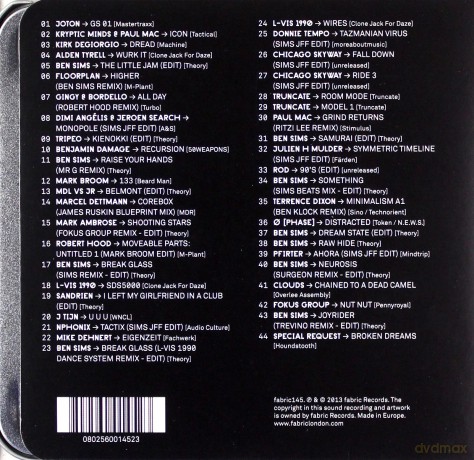 Sims Ben: Fabric 73 [CD]