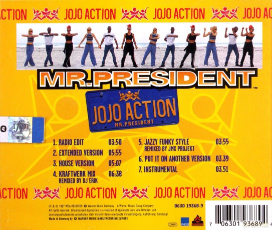 Mr. President: Jojo Action [CD]