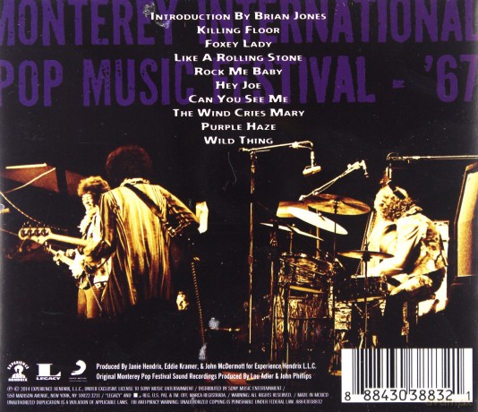 Hendrix Jimi: Live In Monterey [CD]