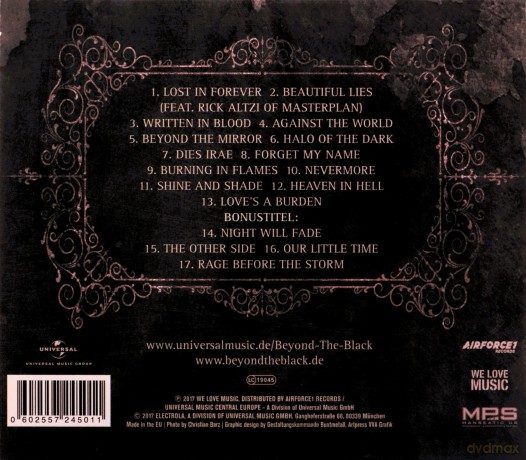 Beyond The Black: Lost In Forever-Tour Edit [CD]