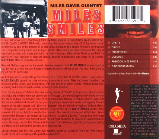 Davis Miles: Miles Smiles [CD]