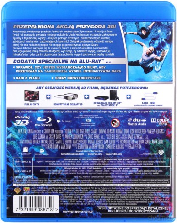 Podróż na Tajemniczą Wyspę 3D [Blu-Ray 3D]+[Blu-Ray]