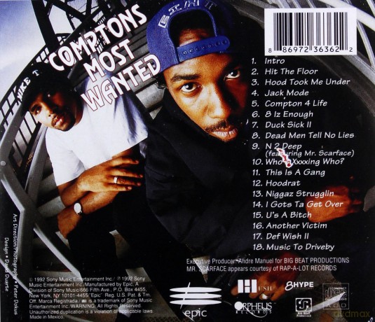 Comptons Most Wanted: Music Driveby [CD]
