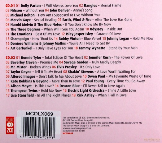 No 1 Love Album [2CD]