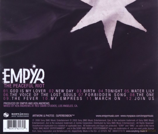 Empyr: Peaceful Riot [CD]