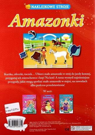 Naklejkowe Stroje Amazonki [KSIĄŻKA]