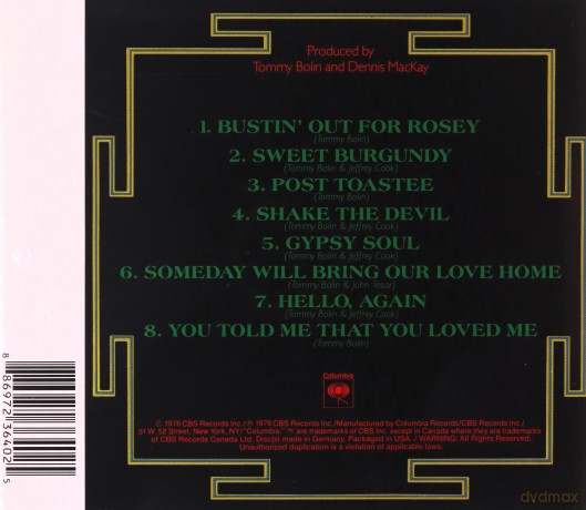 Bolin Tommy: Private Eyes [CD]