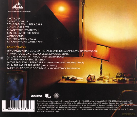 Parsons Alan Project: Pyramid [CD]