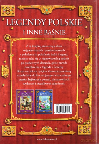 Legendy Polskie i Inne Baśnie (twarda) [KSIĄŻKA]