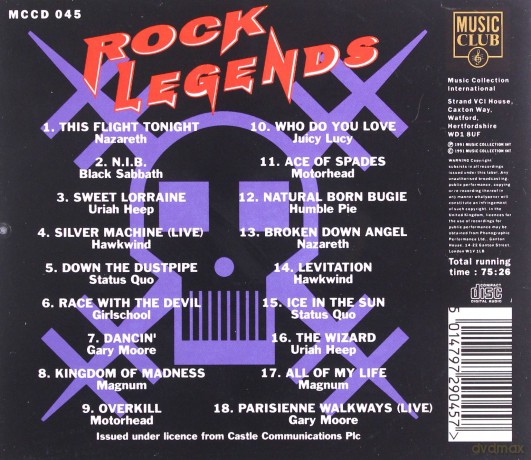 Rock Legends [CD]