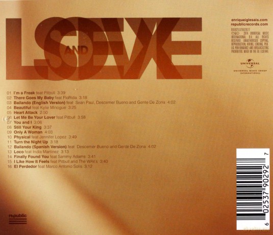 Enrique Iglesias: Sex And Love [CD]