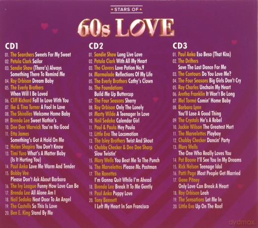 Stars Of 60s Love [3CD]
