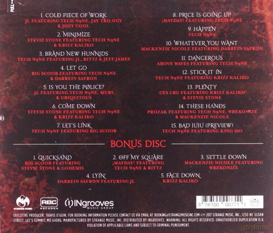 Tech N9ne Collabos: Strange Reign (Deluxe) [2CD]