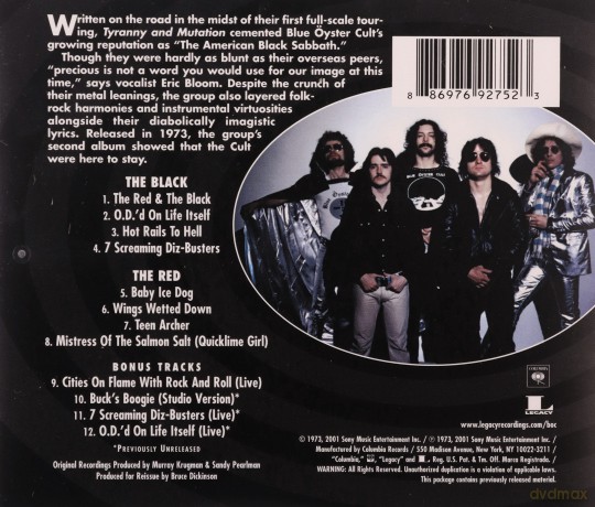 Blue Oyster Cult: Tyranny & Mutation [CD]