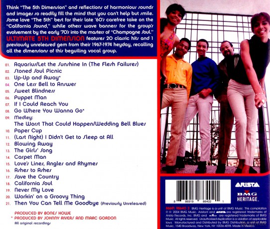 Fifth Dimension: Ultimate 5th Dimension [CD]