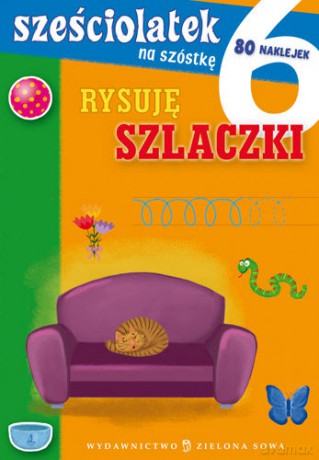 Sześciolatek Na Szóstkę Rysuję Szlaczki [KSIĄŻKA]