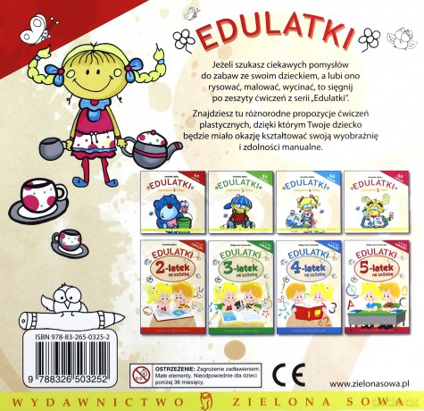 Edulatki Ćwiczenia 2 Latka - Dominika Bylica [KSIĄŻKA]