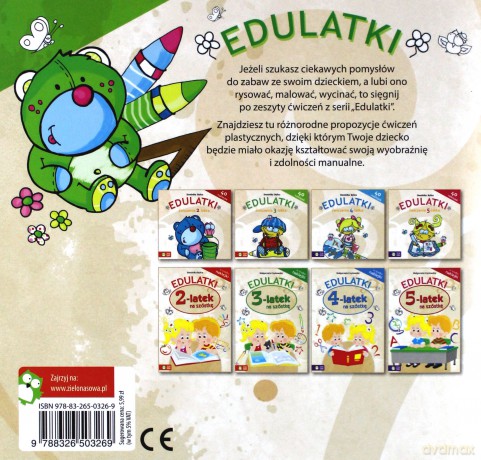 Edulatki Ćwiczenia 3-Latka - Dominika Bylica [KSIĄŻKA]