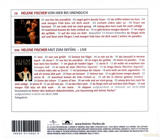 Fischer Helene: Von Hier Bis Unendlich [2CD]