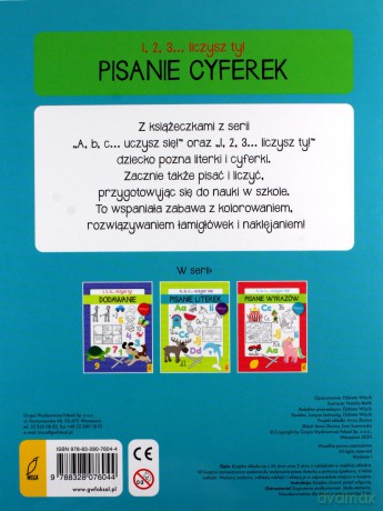 1, 2, 3... Liczysz ty! Pisanie cyferek [KSIĄŻKA]