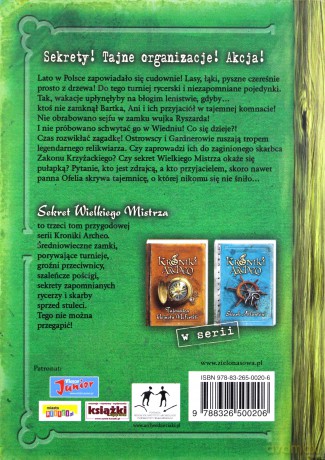 Kroniki Archeo Sekret Wielkiego Mistrza (twarda) - Agnieszka Stelmaszczyk [KSIĄŻKA]