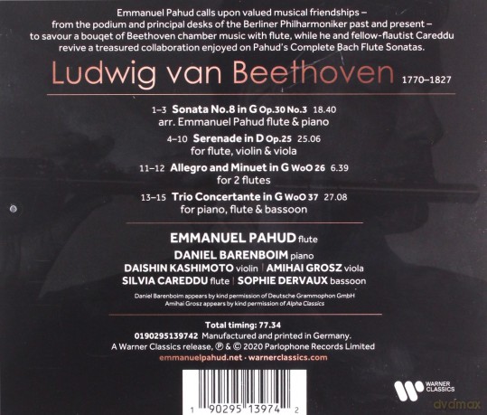 Emmanuel Pahud: Beethoven [CD]