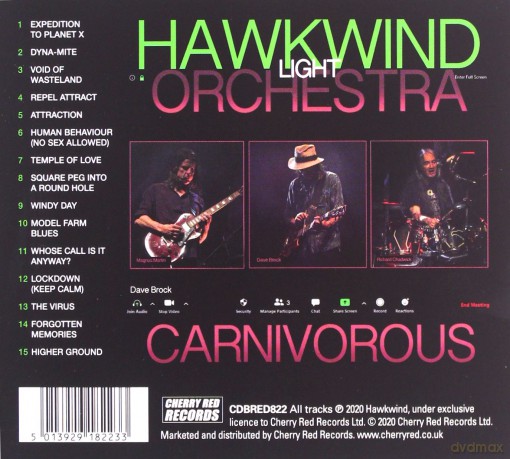 Hawkwind Light Orchestra: Carnivorous [CD]