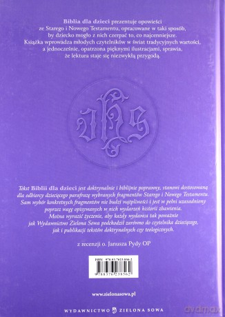 Biblia Dla Dzieci (twarda) [KSIĄŻKA]