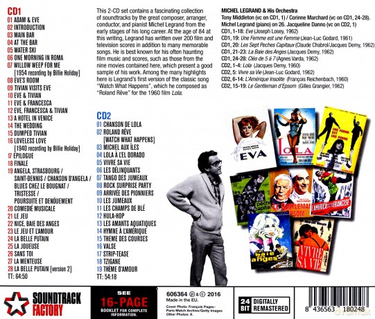 Michel Legrand: Eve & Other Great Film Scores [2CD]